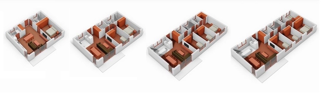 Casas prefabricadas 1, 2, 3 y 4 dormitorios